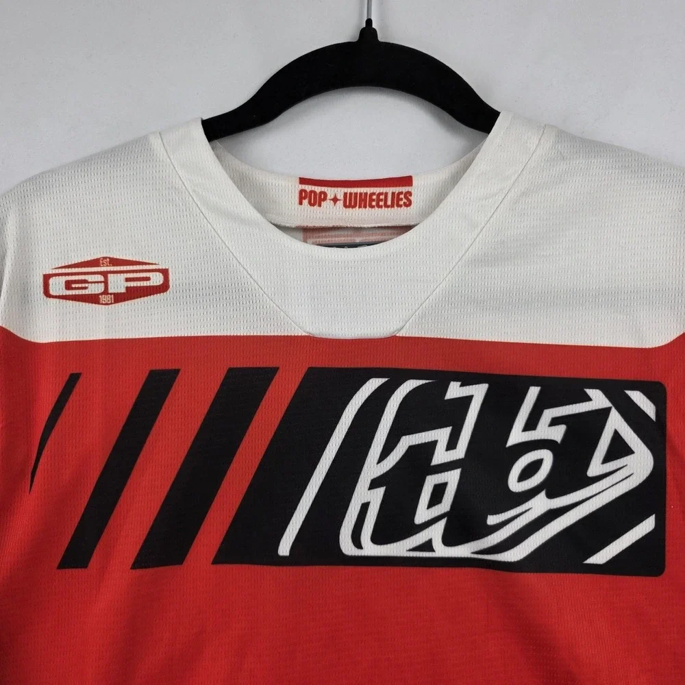 Troy Lee Designs GP Jersey Icon Black Orange White Small Motocross MTB NWT